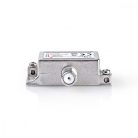 Műholdvevő elosztó | 5 - 2400 MHz | 8.0 dB | Bemenetek száma: 2 | Kimenő csatlakozók száma: 1 | Impedancia: 75 Ohm | Zinc | Ezüst