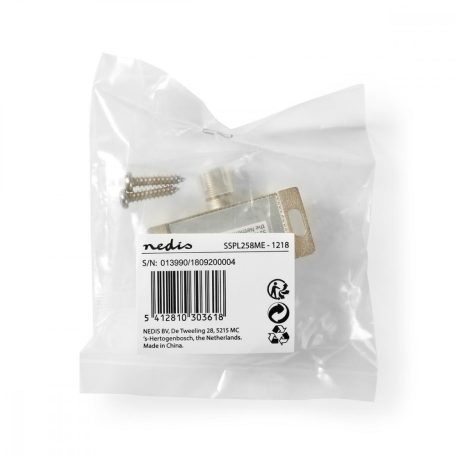 Műholdvevő elosztó | 5 - 2400 MHz | 8.0 dB | Bemenetek száma: 2 | Kimenő csatlakozók száma: 1 | Impedancia: 75 Ohm | Zinc | Ezüst