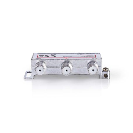 CATV Splitter | 5 - 1000 MHz | Beszúrási veszteség: 8.0 dB | Kimenő csatlakozók száma: 4 | 75 Ohm | Zinc Alloy