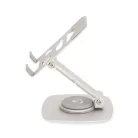 Telefon Állvány | Univerzális | Dönthető Forgatható | Ezüst