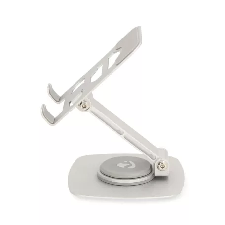 Telefon Állvány | Univerzális | Dönthető Forgatható | Ezüst