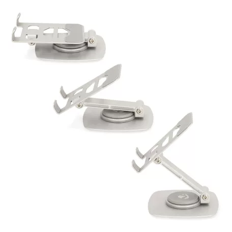 Telefon Állvány | Univerzális | Dönthető Forgatható | Ezüst