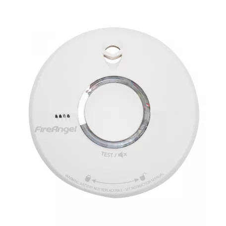 FireAngel ST-622-INT kombinált hő- és optikai füstérzékelő, Thermoptek technológia, beépített, nem cserélhető lítium elem, 10 év várható üzemidő, fehér