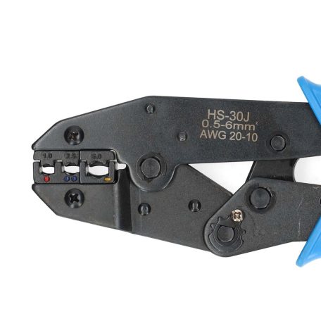 Crimp pliers | Szigetelő terminál | Fogó | Fém / PVC | Fekete / Kék