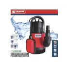 STRAUS Boxer Straus Boxer Nagy teljesítményű búvárszivattyú 7500l/h szennyvíz szivattyú, búvárszivattyú 1200 W, 7500 l/h kapacitással - ST/DWP1200-856 var-7100
