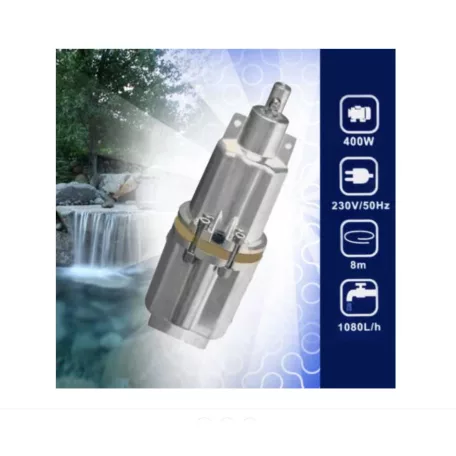 Straus szerb Nagy teljesítményű 600W Mélykútszivattyú ST/PVB-400 1200l/h tisztavíz szivattyú, 70m emelőmagasság 8m kábel