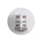 Home STV 101 világítós billenőkapcsoló, 250V, 2ák, piros