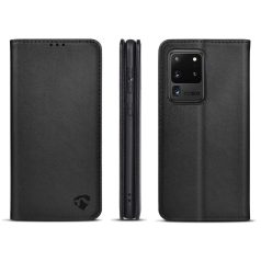   Wallet Book | Alkalmas erre: Samsung | Samsung Galaxy S20 Ultra | 1 Kártyára Alkalmas | Fekete | PU / TPU | Állítható üzemmódok