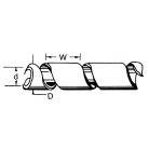 Kábel Cső 65 mm 10.0 m Átlátszó