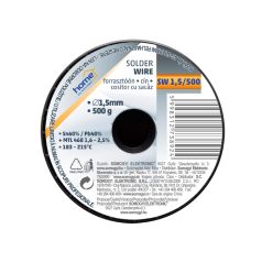   Home SW 1,5/500 forrasztóón, 1,5mm, 500g, európai gyártótól származó kiváló minőségű forrasztóón, összetétel: SN/PB: 60/40%, gyanta: 2,0%
