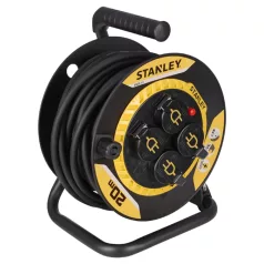  STANLEY kábeldob, max. 3000 W, IP44, H07RN-F 3G1,5 mm² 20m kábel, kül- és beltéri kivitel