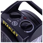 STANLEY SXJH002000E PTC fűtőtest, 2000 W, 2 fokozat, fém ház, termosztát, túlmelegedés elleni védelem