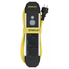   STANLEY SXSK-100 3-as elosztó kapcsolóval, max. 3680 W, IP44, 1,5 m kábel, H07RNF 3G1,5, kül- és beltéri kivitel