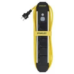   STANLEY SXSK-108 5-ös elosztó kapcsolóval, IP44, 5m kábel, H07RNF 3G1,5, max. 3680 W, kül- és beltéri kivitel