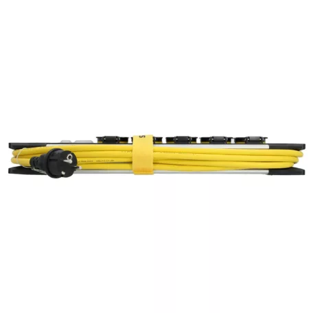 STANLEY SXSK-108 5-ös elosztó kapcsolóval, IP44, 5m kábel, H07RNF 3G1,5, max. 3680 W, kül- és beltéri kivitel