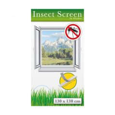 Szúnyogháló ablakra - 130 x 130 cm - fehér
