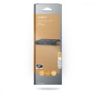 USB Többportos Adapter | USB 3.2 Gen 1 | USB-C™ Dugasz | 4x USB-A | Kerek | Nikkelezett | Fekete | Ablakos Doboz Euro Lock Zárral