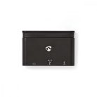 USB Többportos Adapter | USB 3.2 Gen 1 | USB-C™ Dugasz | HDMI™ Aljzat / USB-A Aljzat / USB-C™ Aljzat | Kerek | Nikkelezett | Fekete | Ablakos Doboz Euro Lock Zárral