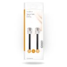 Telekommunikácós kábel | RJ11 Dugasz | RJ11 Dugasz | 10.0 m | Kábelkialakítás: Lapos | Fémbevonás: Aranyozott | Kábel típus: RJ11 | Fekete | Boríték