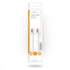 Telekommunikácós kábel | RJ11 Dugasz | RJ11 Dugasz | 2.00 m | Kábelkialakítás: Lapos | Fémbevonás: Aranyozott | Kábel típus: RJ11 | Fehér