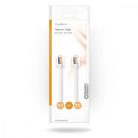 Telekommunikácós kábel | RJ11 Dugasz | RJ11 Dugasz | 5.00 m | Kábelkialakítás: Lapos | Fémbevonás: Nikkelezett | Kábel típus: RJ11 | Fehér