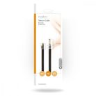 Telkommunikációs hosszabbító Kábel | RJ11 Dugasz | RJ45 Dugasz | 5.00 m | Kábelkialakítás: Lapos | Fémbevonás: Aranyozott | Kábel típus: RJ11 | Fekete