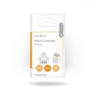 Telecom Connector | Csatlakozó típus: RJ12 | Egyenes | Fémbevonás: Aranyozott | PVC | Átlátszó