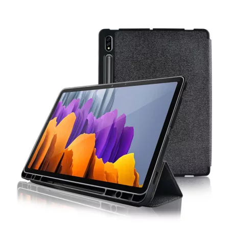 Tablet Folio Tok Samsung | Galaxy Tab S7 | Automata bekapcsoló funkció | Fekete / Szürke | Polycarbonate / TPU