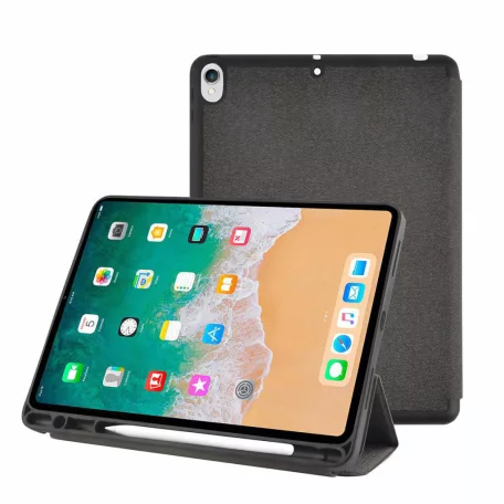Tablet Folio Tok Samsung | iPad Pro 11" 2019 | Beépített ceruza tartó | Automata bekapcsoló funkció | Fekete / Szürke | Polycarbonate / TPU