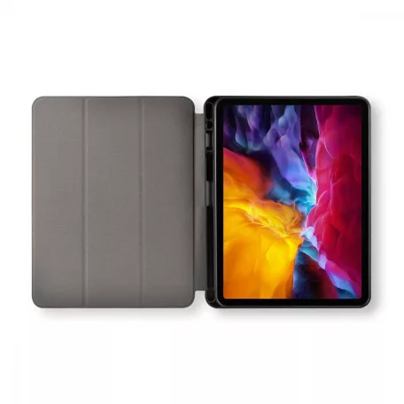 Tablet Folio Tok Samsung | iPad Pro 11" 2020 | Beépített ceruza tartó | Automata bekapcsoló funkció | Fekete / Szürke | Polycarbonate / TPU