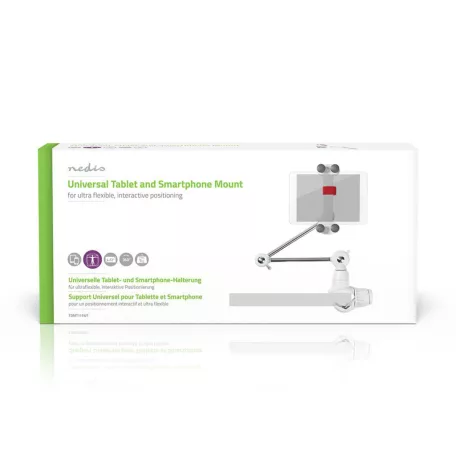 Tablet Állvány | Univerzális | Interaktív | Fehér / Fém