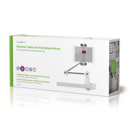 Tablet Állvány | Univerzális | Interaktív | Fehér / Fém