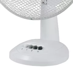   Home TF 311 asztali ventilátor, 40 W, 3 fokozat, 30 cm-es lapátátmérő, 90°-os oszcillálás, fehér
