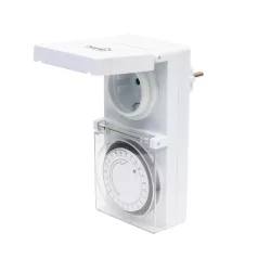   Home TG 24 mechanikus időzítő óra, max. 16 A / 3680 W, 24 óra programozhatóság, IP44, kültéri