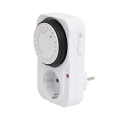   Home TG 3 mechanikus beltéri időzítő óra, 24 órára programozható, naponta ismétlődő kapcsolások, 250 V, 3680 W