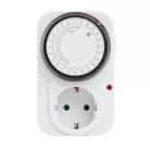 Home TG 3 mechanikus beltéri időzítő óra, 24 órára programozható, naponta ismétlődő kapcsolások, 250 V, 3680 W