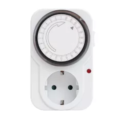   Home TG 3 mechanikus beltéri időzítő óra, 24 órára programozható, naponta ismétlődő kapcsolások, 250 V, 3680 W