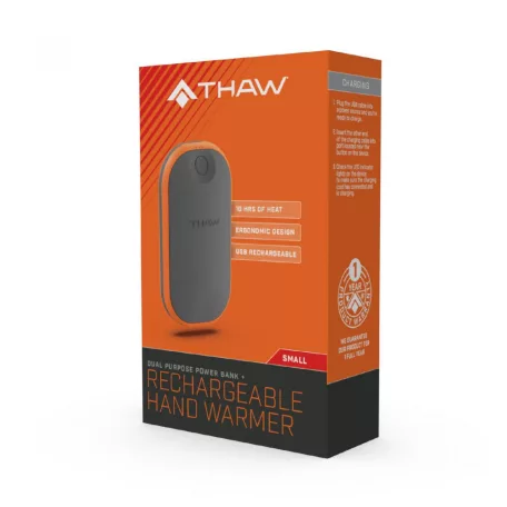 THAW újratölthető kézmelegítő, powerbank funkcióval, kicsi, 5200 mAh kapacitás, újratölthető, 3 üzemmód, max. 60 °C