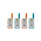 Motorola T42 QUAD Adventure, 4 km walkie talkie TLKR T42 4 km Motorola TALKABOUT T42 adóvevő Rádió, PMR hordozható, 4 darabos készlet