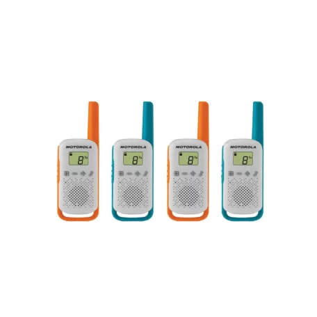 Motorola T42 QUAD Adventure, 4 km walkie talkie TLKR T42 4 km Motorola TALKABOUT T42 adóvevő Rádió, PMR hordozható, 4 darabos készlet