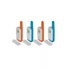 Motorola T42 QUAD Adventure, 4 km walkie talkie TLKR T42 4 km Motorola TALKABOUT T42 adóvevő Rádió, PMR hordozható, 4 darabos készlet