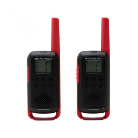 Motorola T62 Adventure Adóvevő pár, 8 km walkie talkie TLKR T62  Adóvevő pár, 8 km, piros TÖLTŐ ÉS AKKUMULÁTORRAL SZETTEL