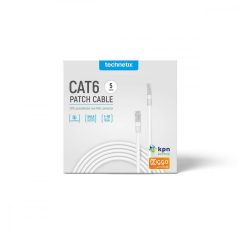   CAT6 UTP Hálózati Kábel RJ45 (8P8C) Dugasz - RJ45 (8P8C) Dugasz 5 m Fehér