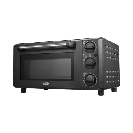 HAUSER TO-1310 minisütő, 1000 W, 13 liter, alsó és felső fűtőszálak, időkapcsoló, fekete színű