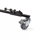 Állvány Dolly | Maximális terhelési kapacitás: 20.0 kg | Háromlábú állvány átmérő tartomány: 29.0 mm | Utazó táskát tartalmaz | Láb zárak | Alumínium | Fekete