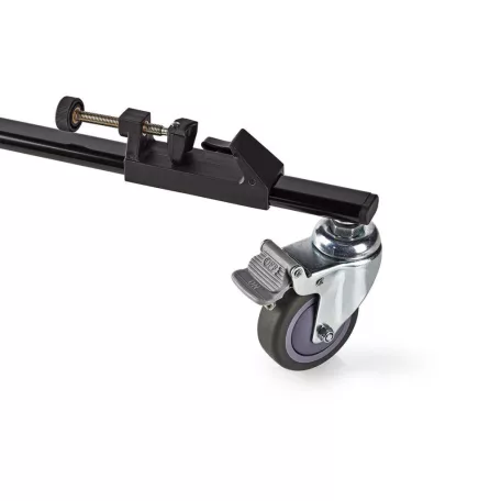 Állvány Dolly | Maximális terhelési kapacitás: 20.0 kg | Háromlábú állvány átmérő tartomány: 29.0 mm | Utazó táskát tartalmaz | Láb zárak | Alumínium | Fekete