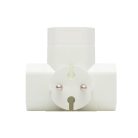 HOME TPF3E T elosztó, 3-as EURO aljzat, 250V~, max. 1850 W, 3x2,5A, fehér