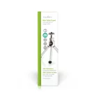 Háromlábú Állvány | Maximális terhelési kapacitás: 0.8 kg | Minimális munka magasság: 11 cm | Maximális munka magasság: 14.5 cm | 1 Szegmens | Ball Head | Utazó táskát tartalmaz | ABS / Acél | Ezüst