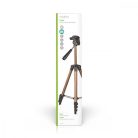 Háromlábú Állvány | Maximális terhelési kapacitás: 1.5 kg | Minimális munka magasság: 35.0 cm | Maximális munka magasság: 106.0 cm | 3 Szegmens | Billenthető & Forgatható | Utazó táskát tartalmaz | ABS / Alumínium | Bronz / Ezüst