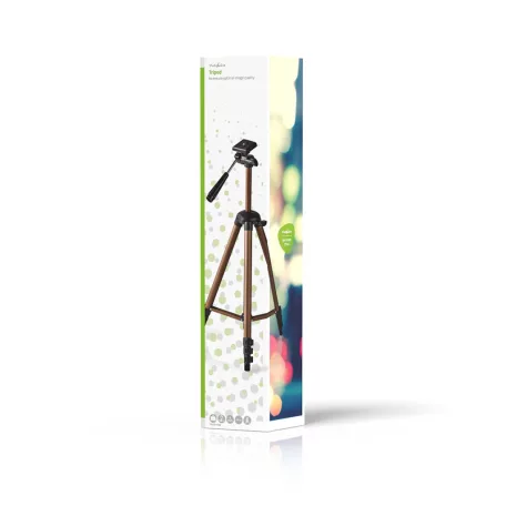 Háromlábú Állvány | Maximális terhelési kapacitás: 2.0 kg | Minimális munka magasság: 40.5 cm | Maximális munka magasság: 128.0 cm | 4 Szegmens | Forgatható | Utazó táskát tartalmaz | ABS / Alumínium | Bronz / Fekete